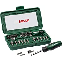 Bosch Set de 46 unidades para atornillar con atornillador manual (accesorios para taladro atornillador)